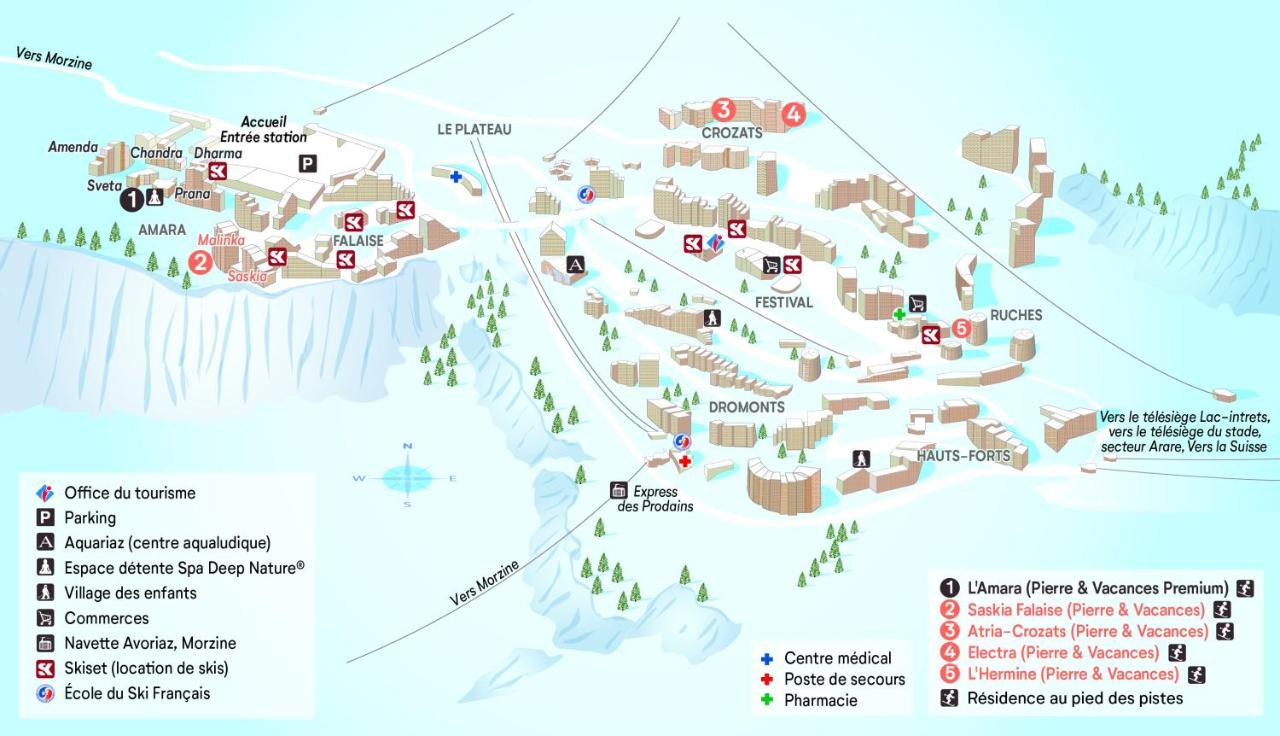 Residence Pierre & Vacances Saskia Falaise Avoriaz Zewnętrze zdjęcie